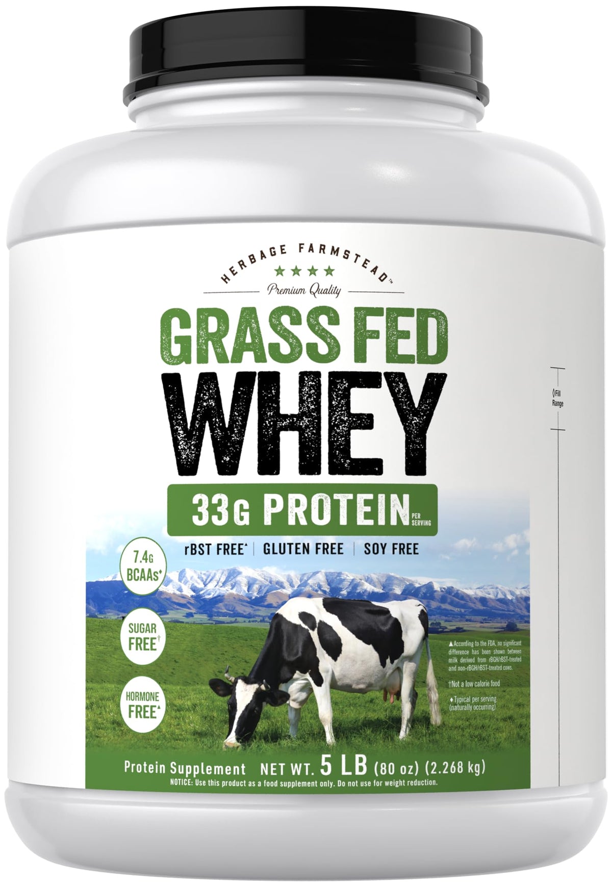 Carlyle grass-fed whey powder jar for daily protein support