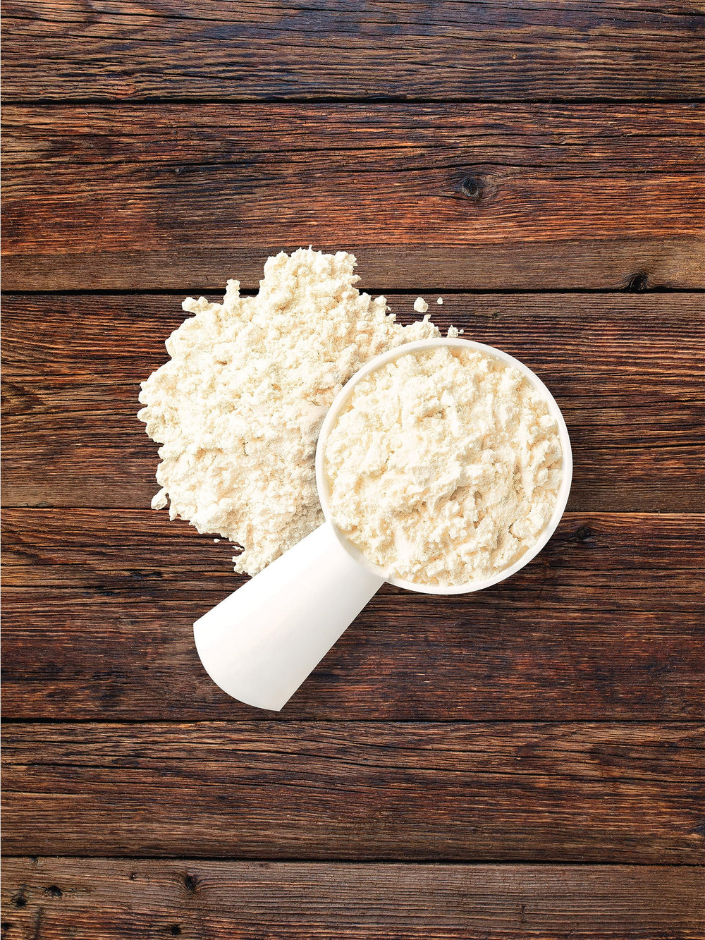 Carlyle grass-fed whey powder serving size table for tracking protein