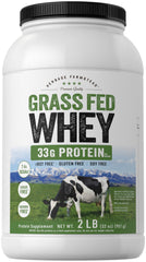 Carlyle Grass Fed Whey protein jar ready for daily protein boost