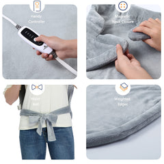 CAROMIO detachable controller allows machine washing the pad.