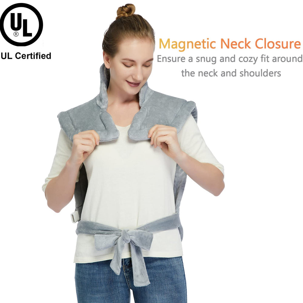 CAROMIO fast-heating pad delivers quick soothing warmth for stiff muscles.