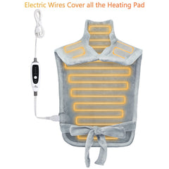 CAROMIO remote control shows four heat settings for personalized warmth.
