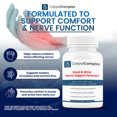 Hand typing with CarpalComplex for improved comfort