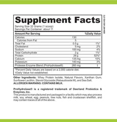 Casa de Sante scoop demonstrates ProHydrolase-enhanced whey isolate formula.