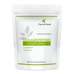 Casa de Sante hydrolyzed collagen bottle for easy daily protein support.