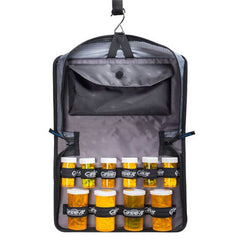 CASE-IT MED MANAGER travel-ready setup supports on-the-go routines
