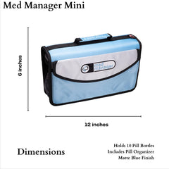CASE-IT MED MANAGER inhaler pocket keeps inhaler within reach