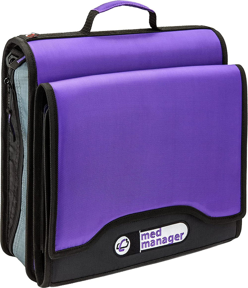 CASE-IT MED MANAGER insulated pouch keeps insulin and cold packs portable