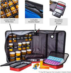 CASE-IT MED MANAGER quick-access records pocket aids emergency information