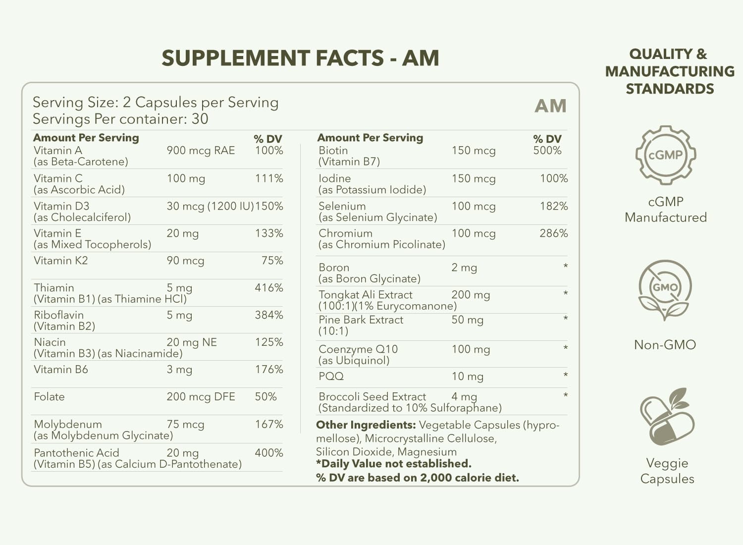 Casidor Dominus AM lifestyle shot suggests comprehensive daily energy and nutrient support.