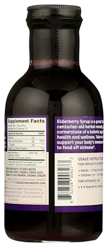 Cassie Green Health elderberry syrup pour scene suggests easy dosing for everyday vitality.