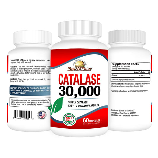 CATALASE EXTREME Rise-N-Shine capsules close-up for hair vitality