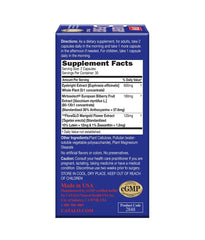 CATALO capsules close-up showing daily eye vitamin support for fatigue.