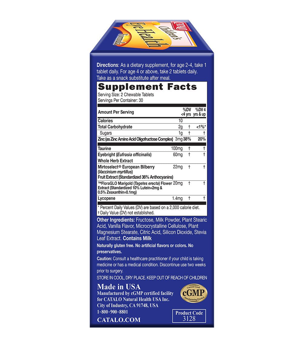 CATALO Mirtoselect bilberry extract close-up highlighting eye support.