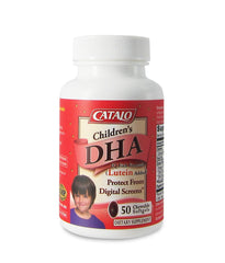 CATALO omega-3 DHA and EPA label highlighting nutrient content