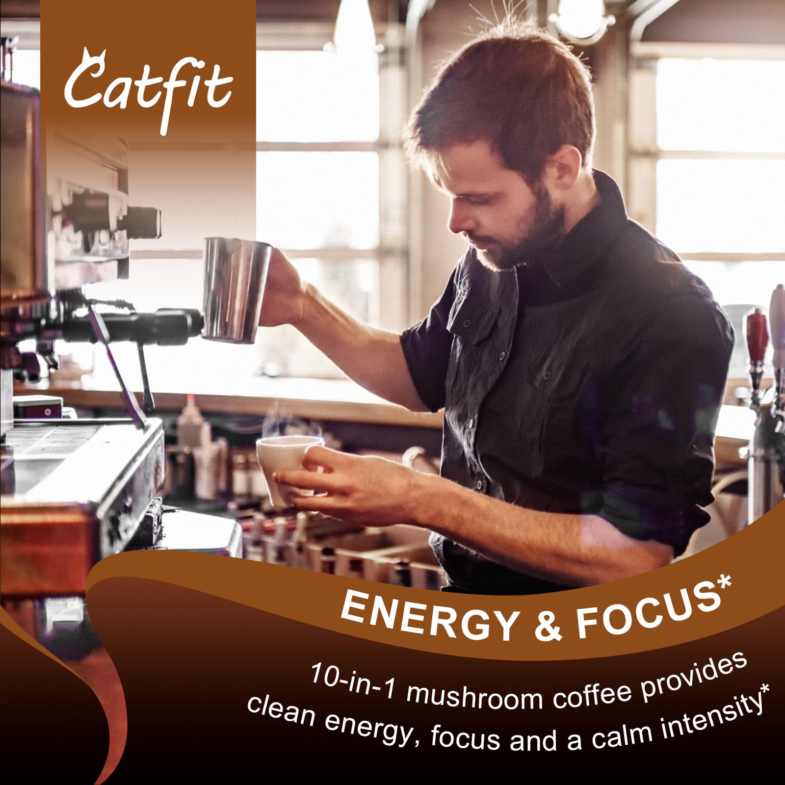 Catfit 50 servings per jar offer a convenient daily wellness boost.