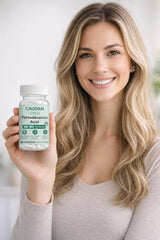 Caudan packaging display conveying 15-in-1 nutrition and resilience.
