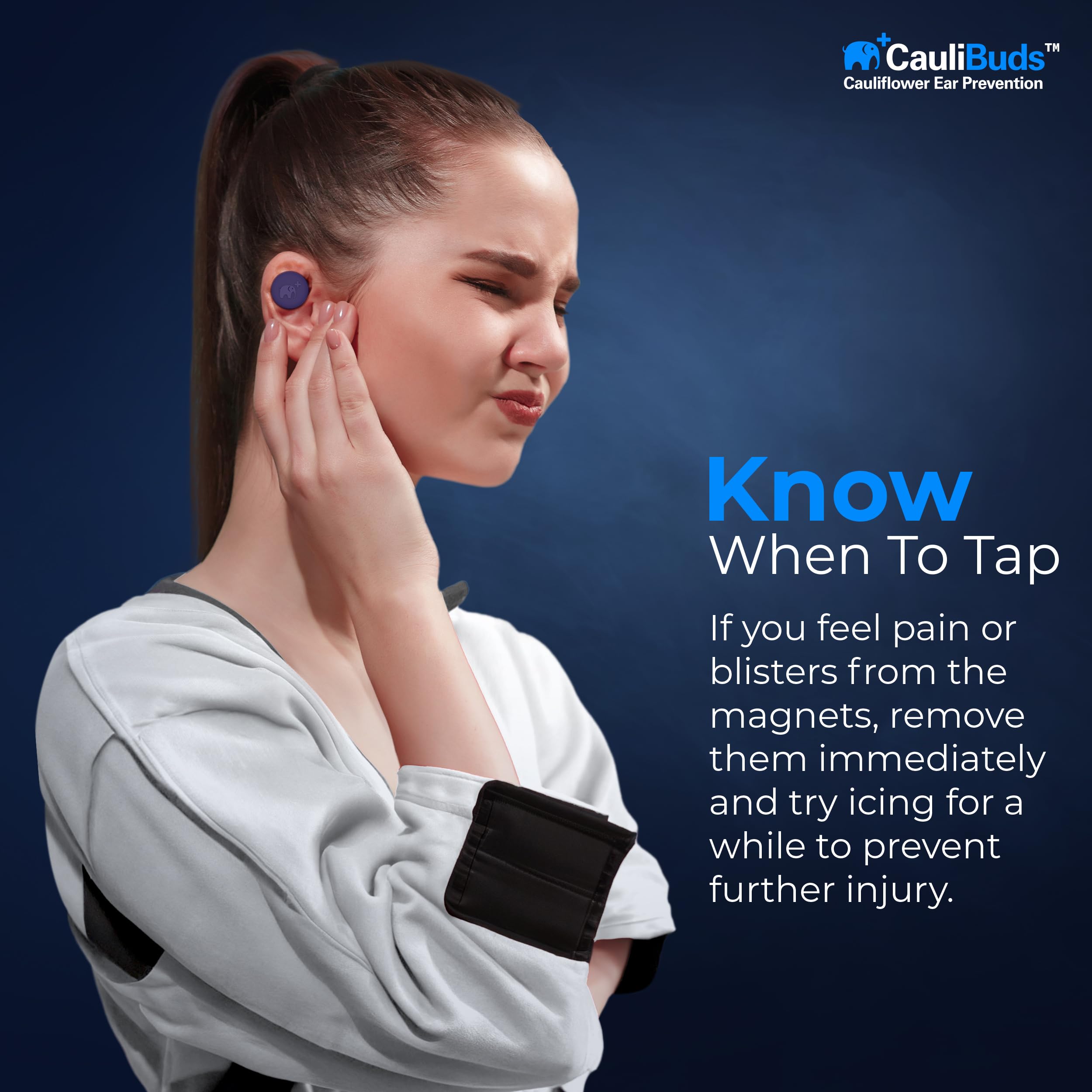 CauliBuds medical-grade silicone with neodymium magnets delivers reliable compression.
