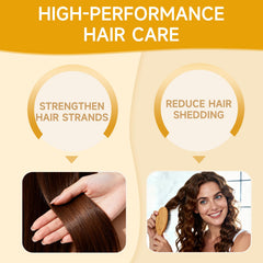 CAUPIA Hair Energy results concept featuring shinier, healthier-looking strands.