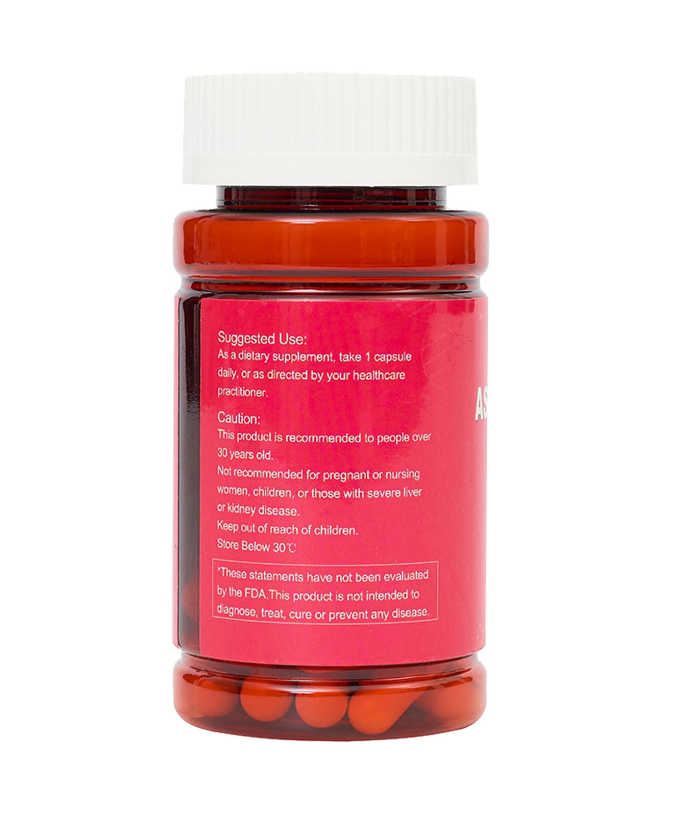 CAW 30-day supply packaging notes USA-made quality and third-party testing
