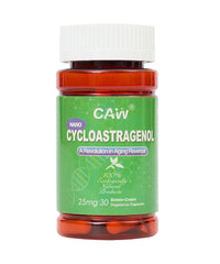 CAW Nano Cycloastragenol bottle front for daily wellness use