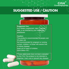 CAW USA-made bottle shot signals domestic manufacturing quality and safety