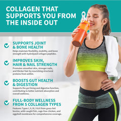 CB Supplements Multi Collagen supports gut health when added to meals.