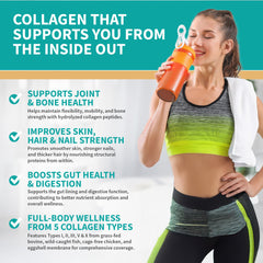 CB Supplements Multi Collagen Vanilla smoothie bowl with mixed ingredients.