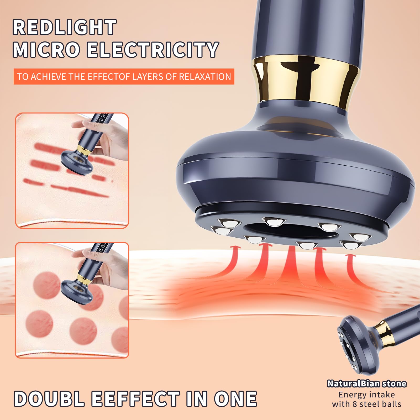 ccdd outdoors Glowfit massager offers 12 intensity levels for customizable comfort.