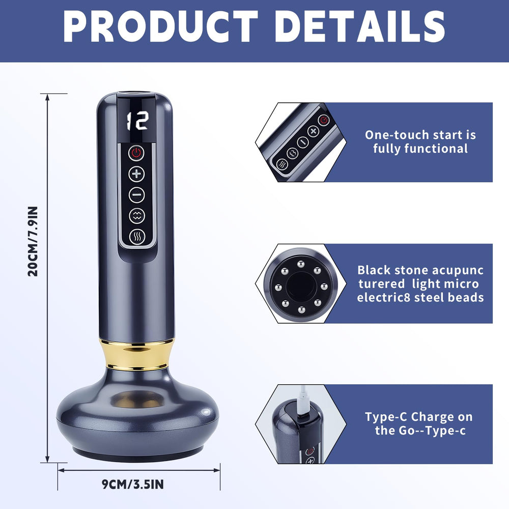 ccdd outdoors Glowfit massager promotes deep tissue massage through precision steel balls.