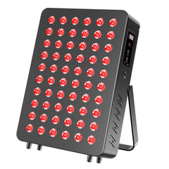 CCGIRU red light panel front view with 60 dual-chip LEDs for facial and body therapy.