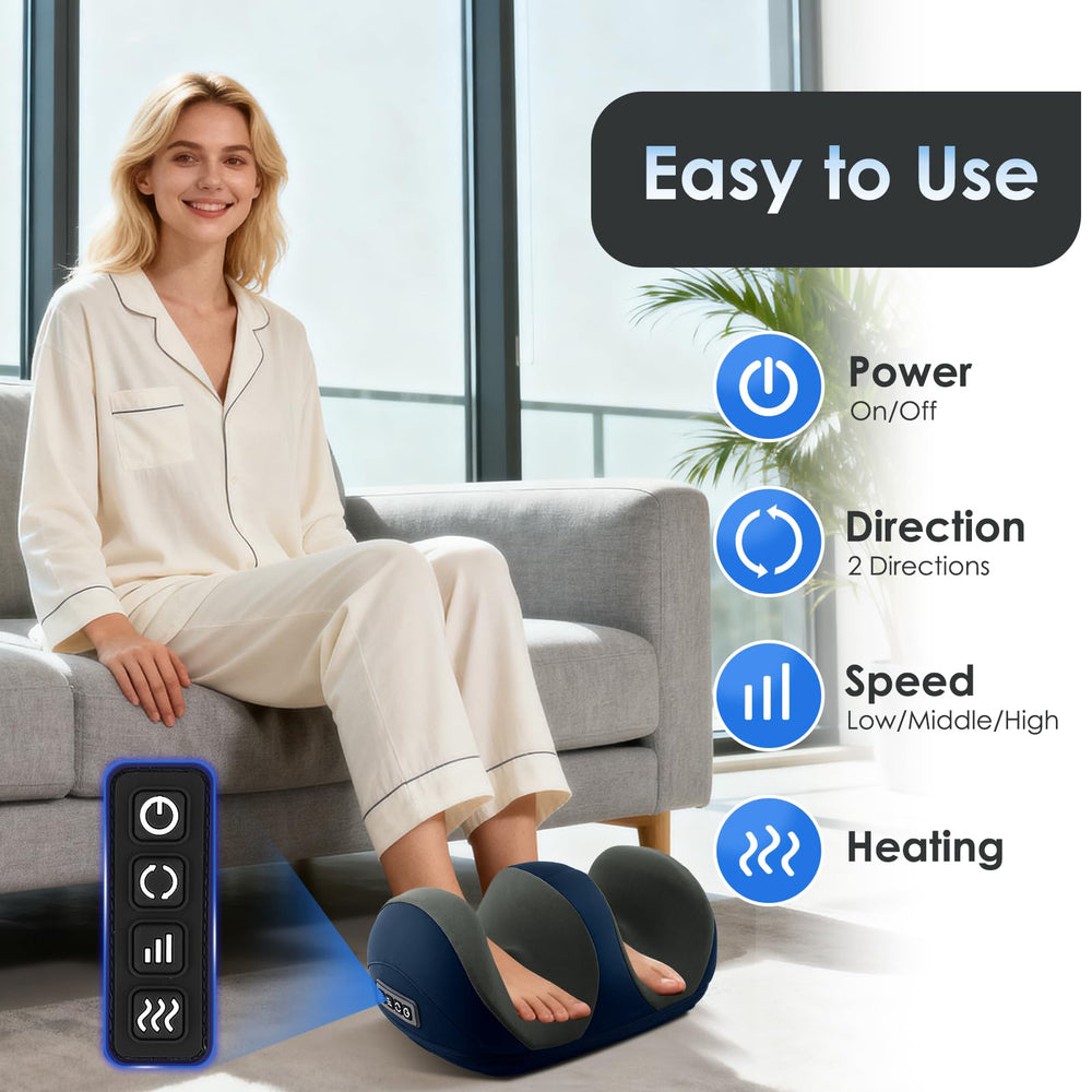 CCHYF massager used on legs for relaxing calves and shins after workouts.