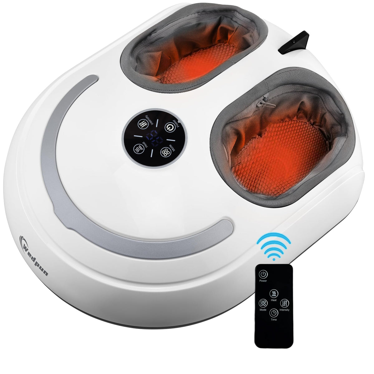 CCHYF Shiatsu foot massager front view promotes home relaxation with a compact footprint.