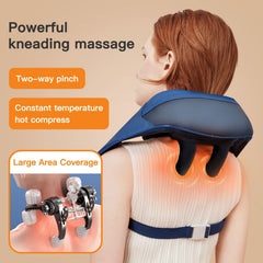 CDJK massager with hands-free strap enabling multitasking