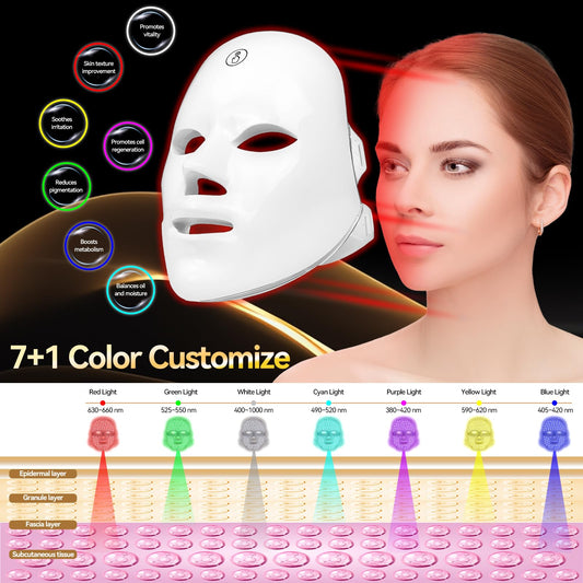 CDKMAX blue LED mask for calming at-home skincare routines