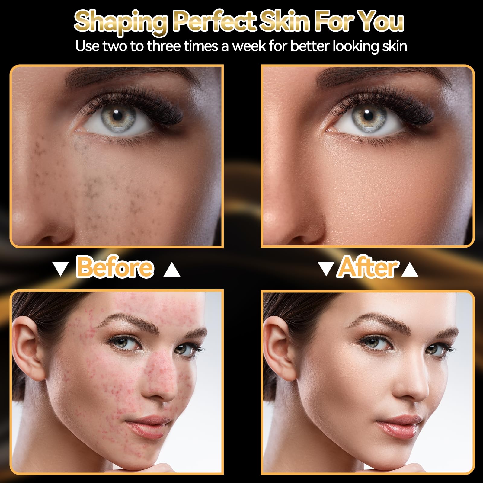 CDKMAX purple LED mask with relaxing color for unwinding at home