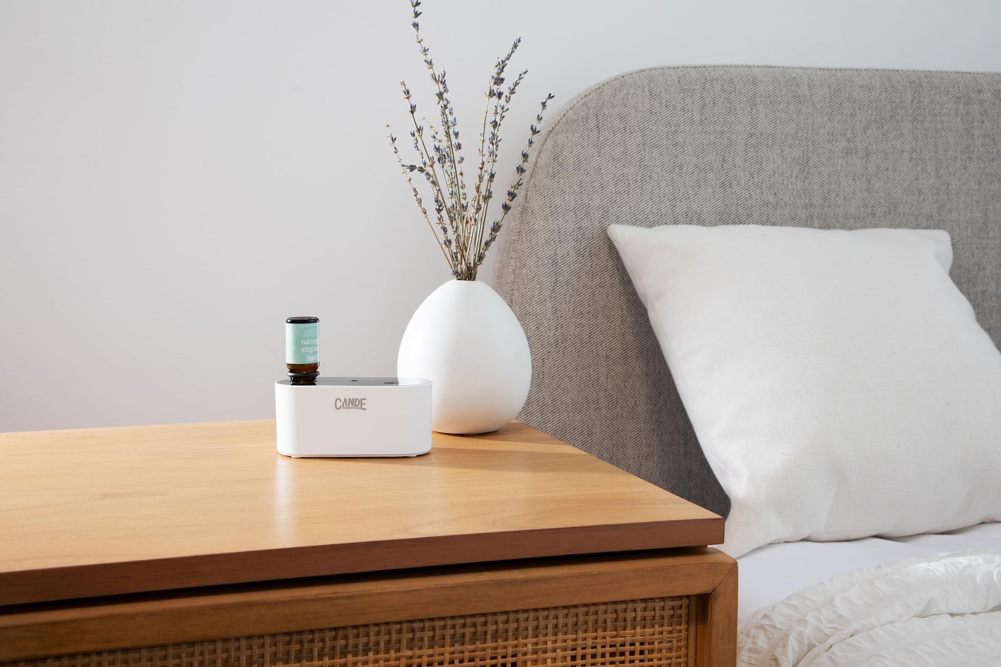 Three premium fragrance oils included for customizable scent experiences.