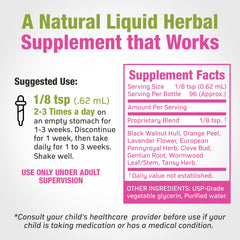 Cedar Bear Kids detox drops in action suggest convenient liquid dosing for families.