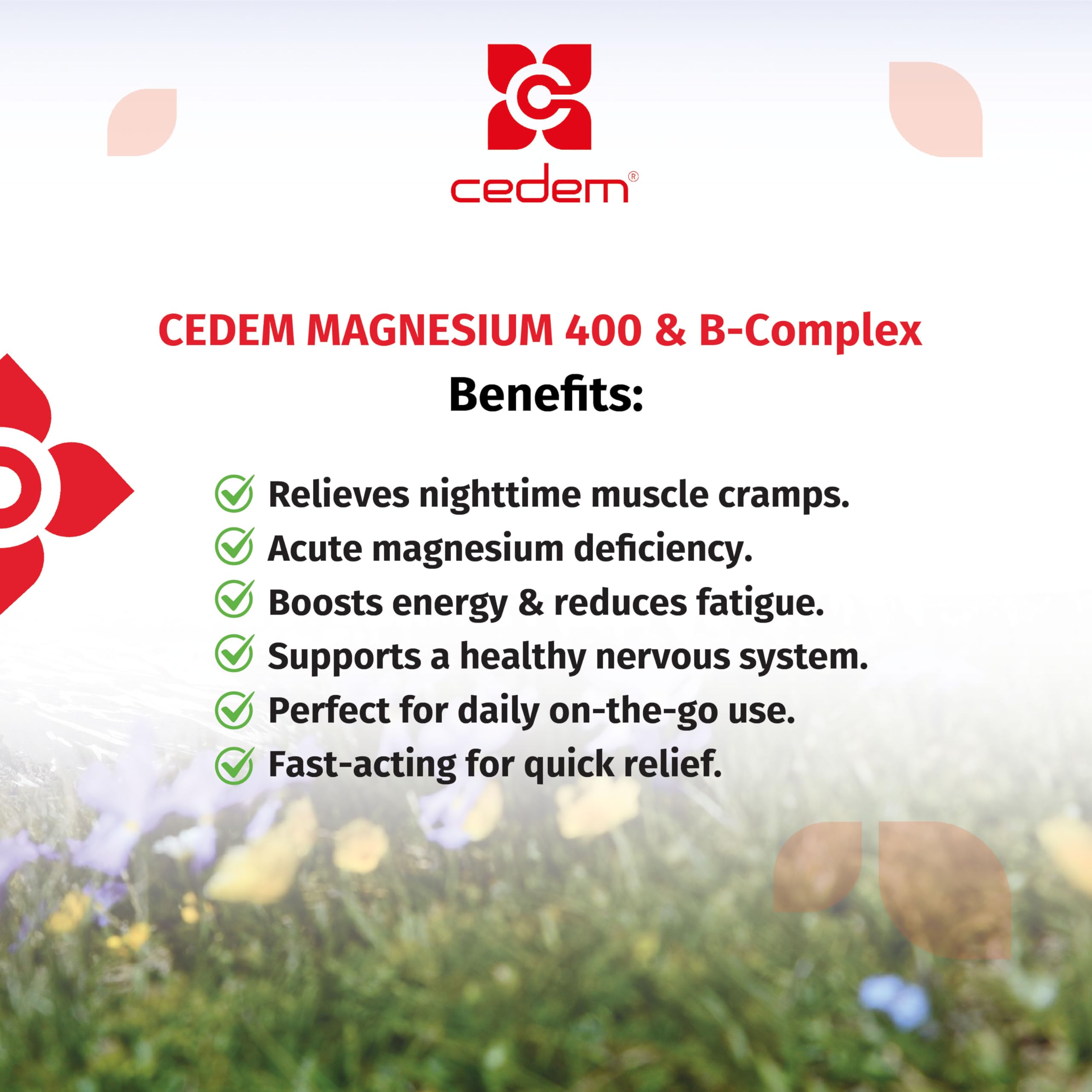 CEDEM gluten-free, lactose-free, vegan formula label
