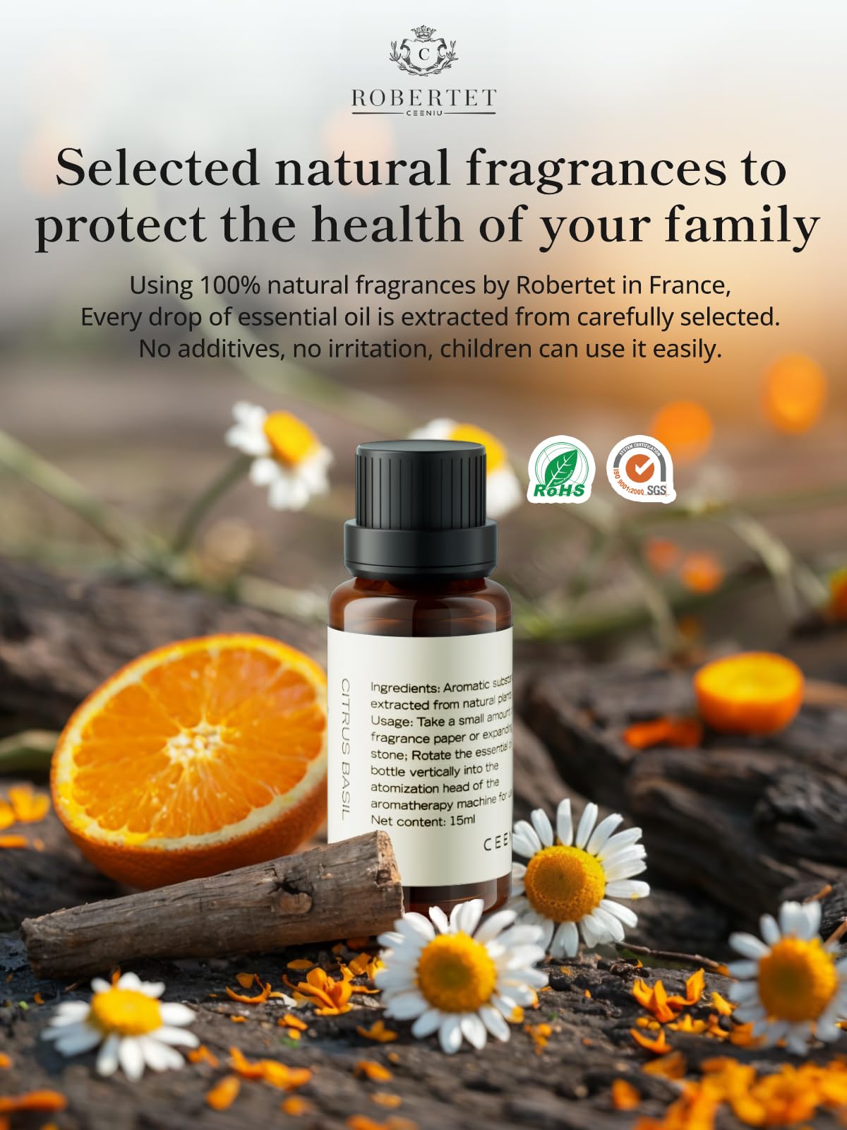 Ceeniu Citrus Basil Scent focuses on energetic citrus and herbal brightness.