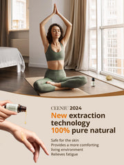 Ceeniu packaging box image communicates premium quality and confidence in 100% natural fragrance.