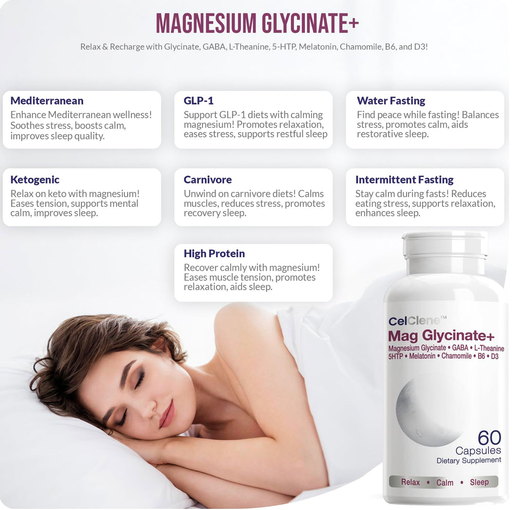 CELCLENE capsules closeup highlighting vegetarian, non-GMO formula.