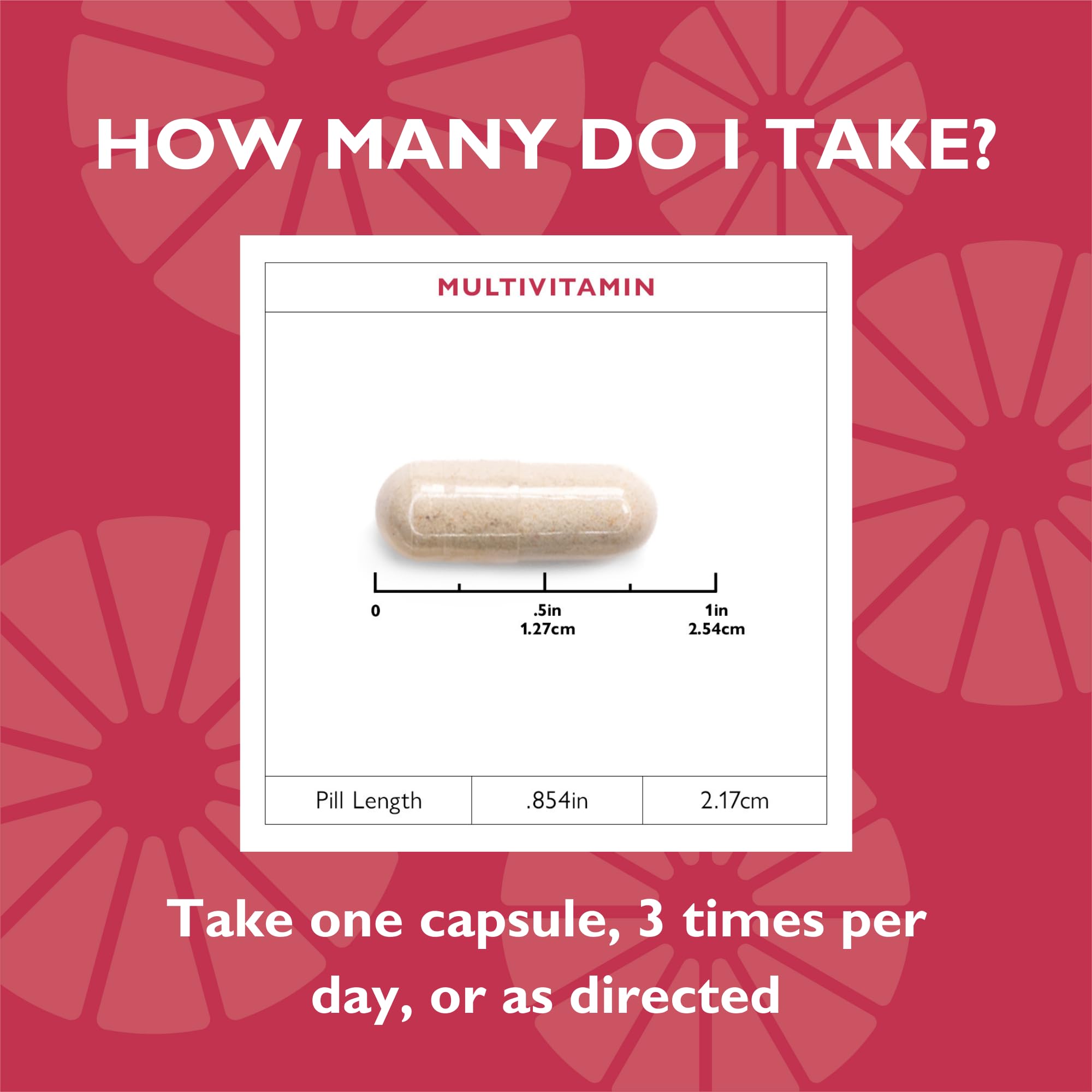 Celebrate bariatric multivitamin serving schedule emphasizes thrice-daily dosing.