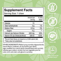 Celebrate Bariatric soft chews bottle pour shows easy daily dosing.