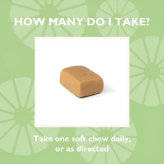 Celebrate Vitamins Bariatric calcium citrate soft chews offer high absorption with vitamin D3.