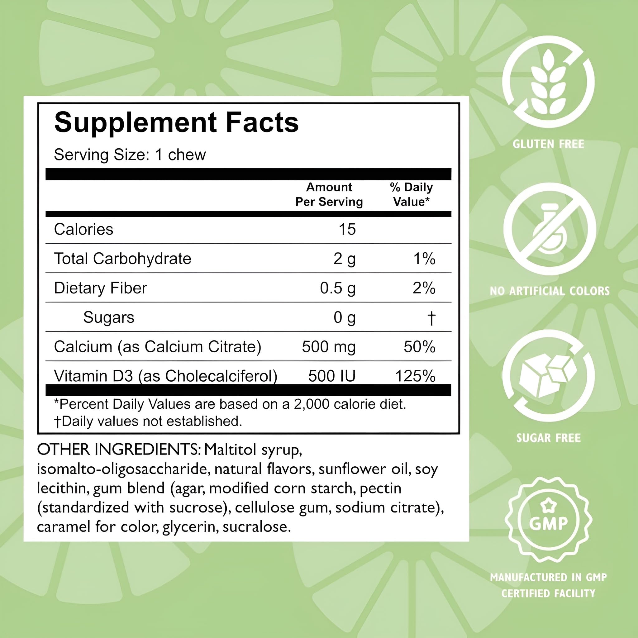 Celebrate Vitamins bariatric chews in a resealable bag ideal for daily use anywhere.