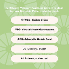 Celebrate Vitamins produced in the USA supports quality and ASMBS-aligned nutrition.