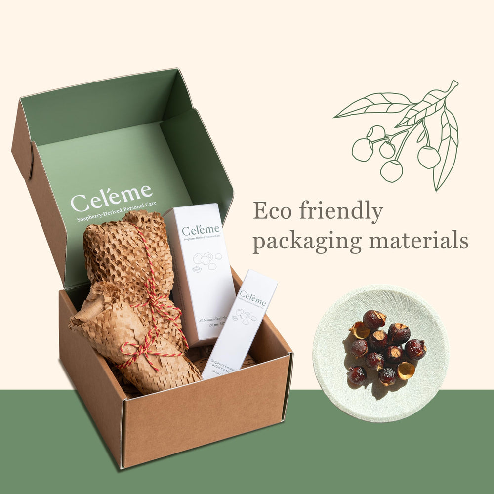 Celéme travel-friendly packaging demonstrates spill-proof pump for gym and travel.