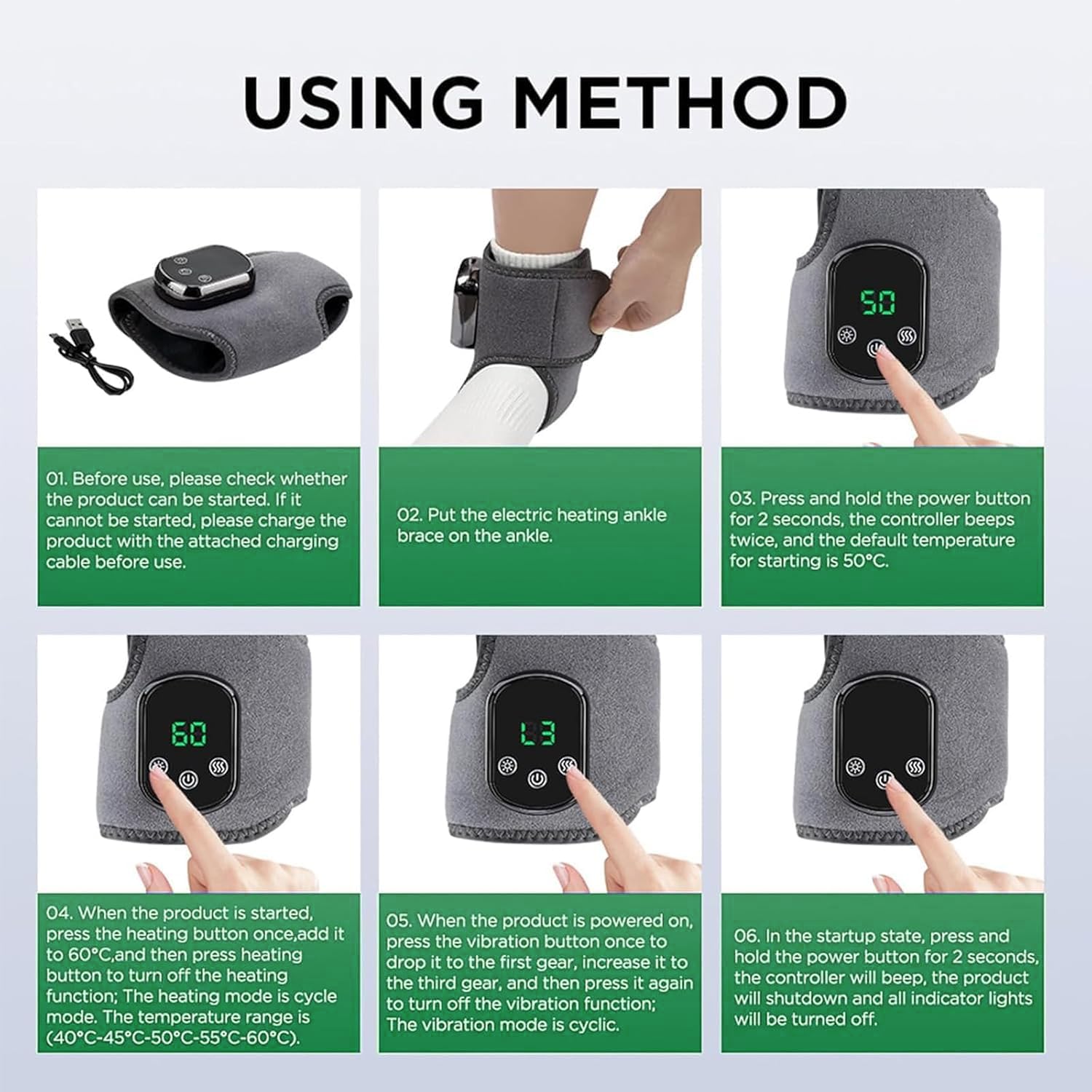 Celinfto Foot Massager easy-controls for simple daily sessions
