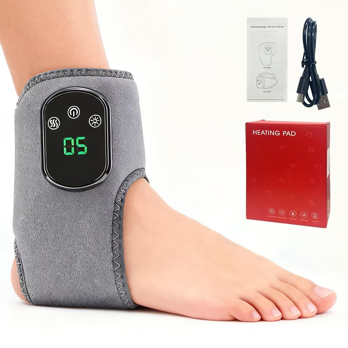 Celinfto Foot Massager heat-therapy for soothing warmth in use